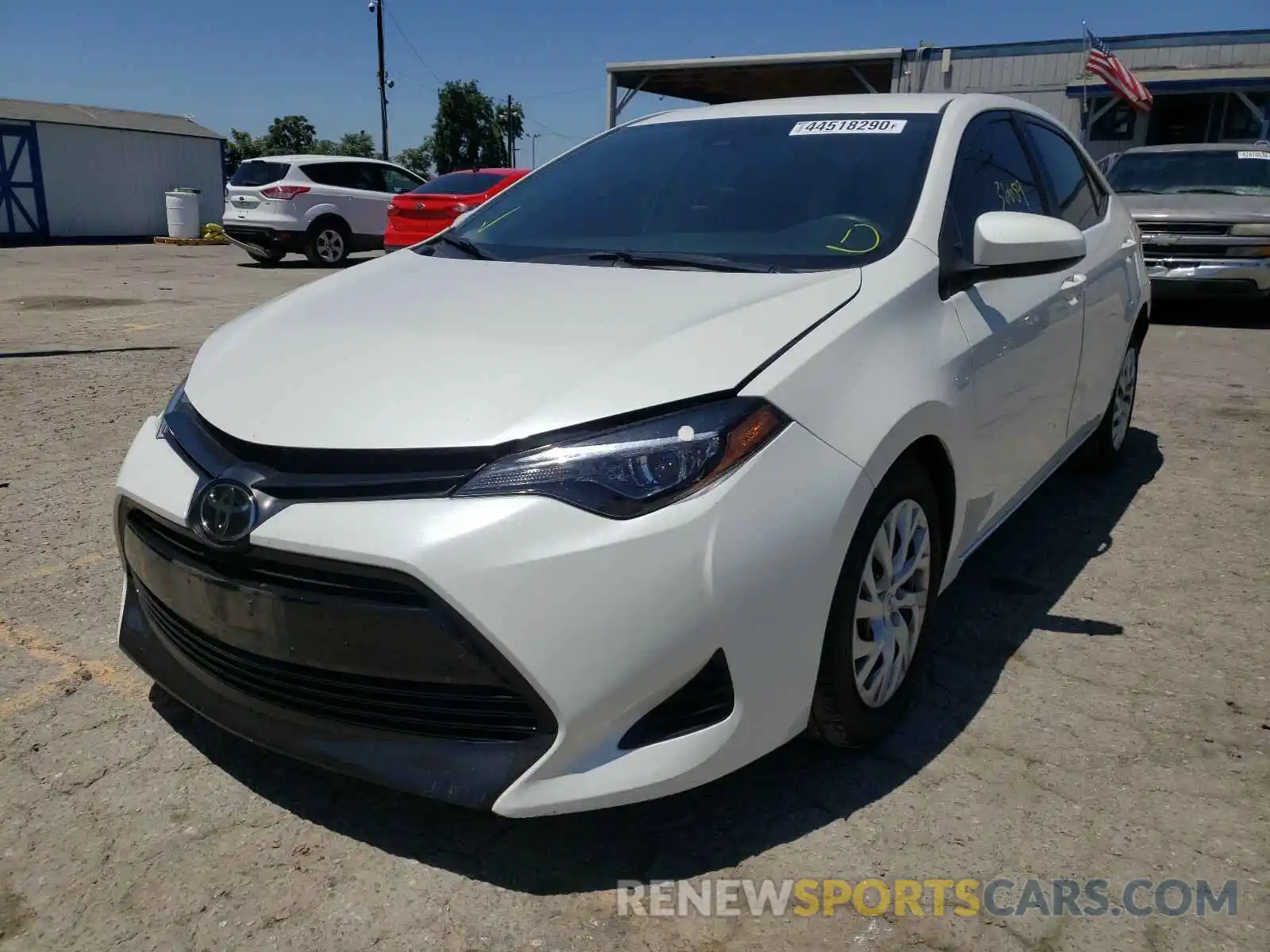 2 Photograph of a damaged car 5YFBURHE2KP930511 TOYOTA COROLLA 2019