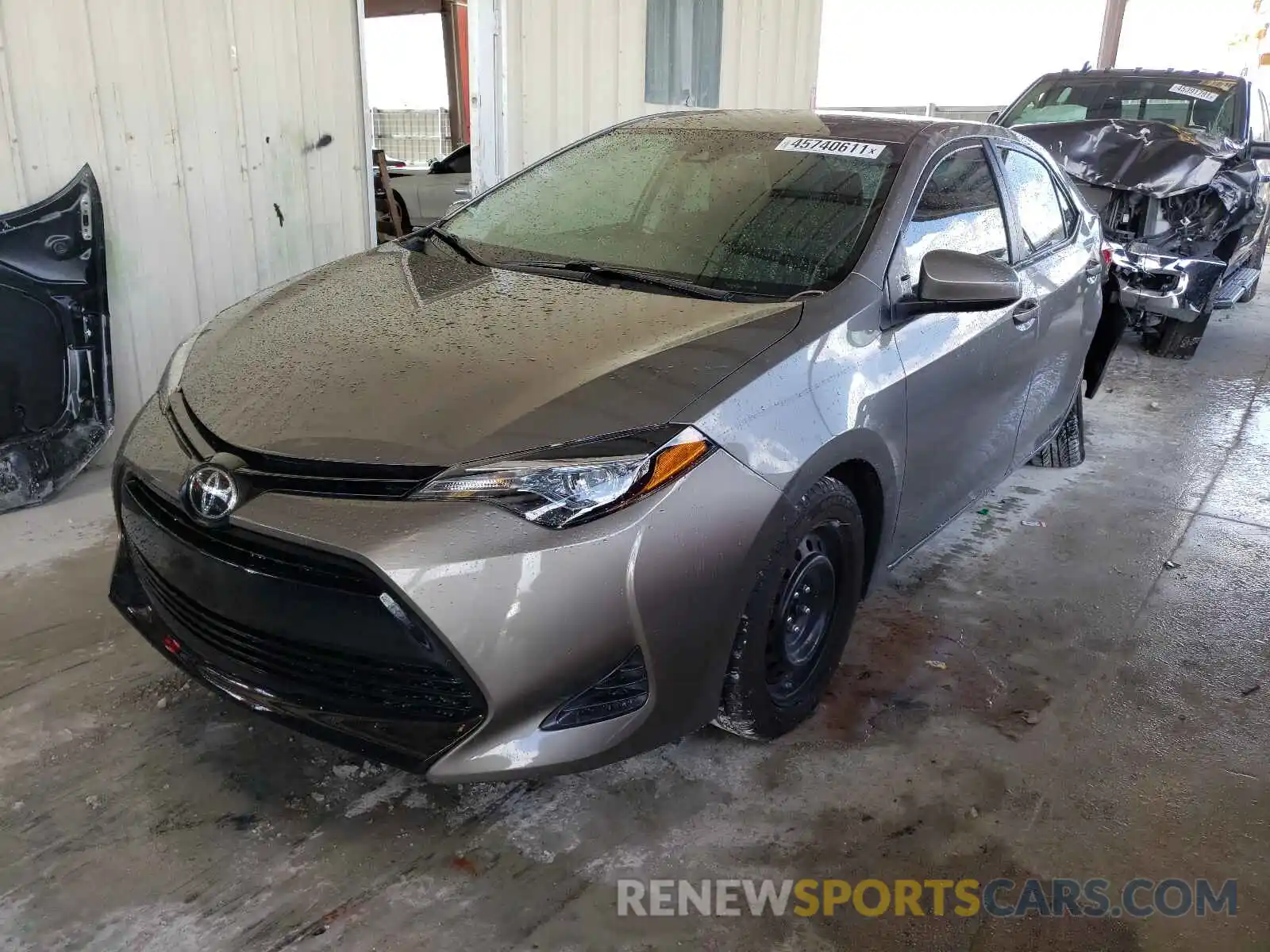 2 Photograph of a damaged car 5YFBURHE2KP930539 TOYOTA COROLLA 2019