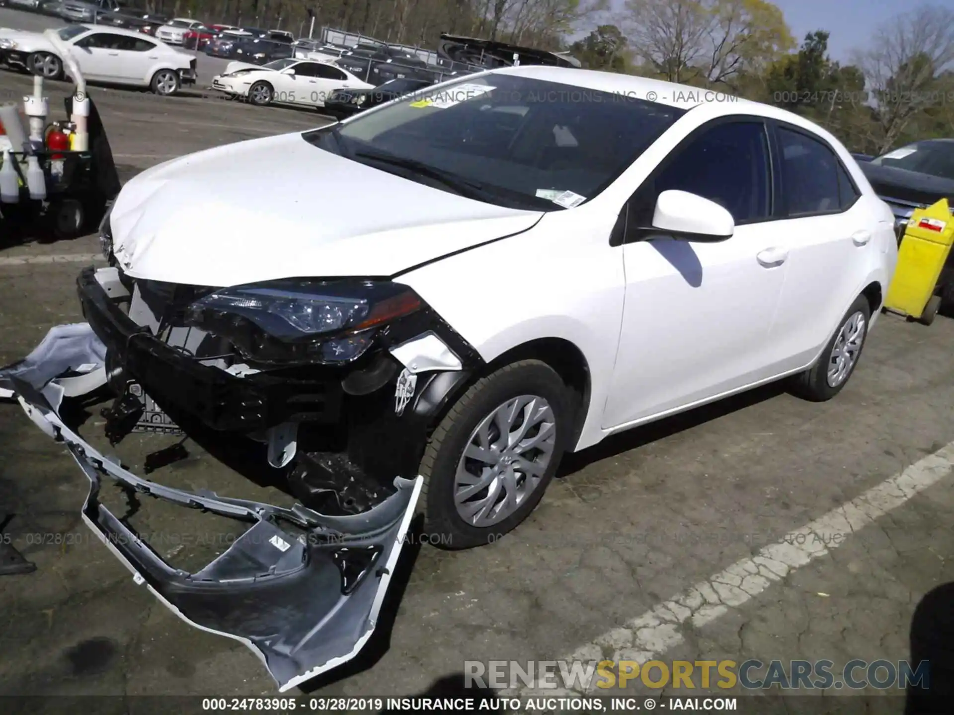 2 Photograph of a damaged car 5YFBURHE2KP930718 TOYOTA COROLLA 2019