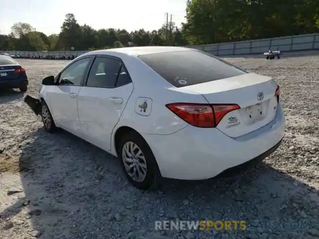 3 Photograph of a damaged car 5YFBURHE2KP930749 TOYOTA COROLLA 2019