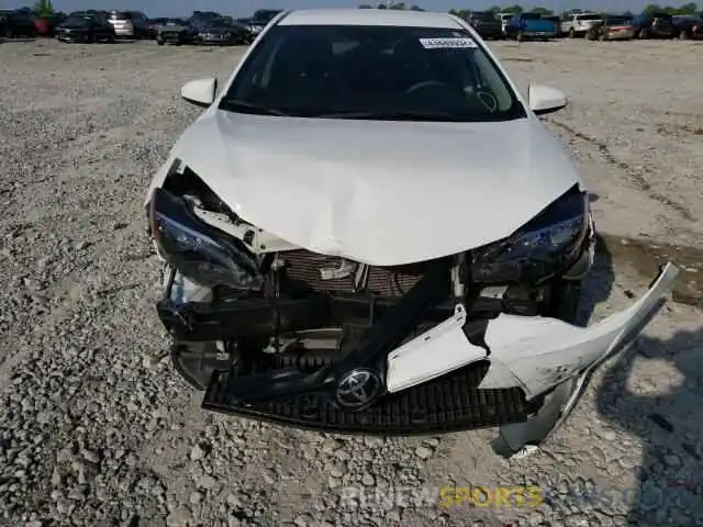 9 Photograph of a damaged car 5YFBURHE2KP930749 TOYOTA COROLLA 2019