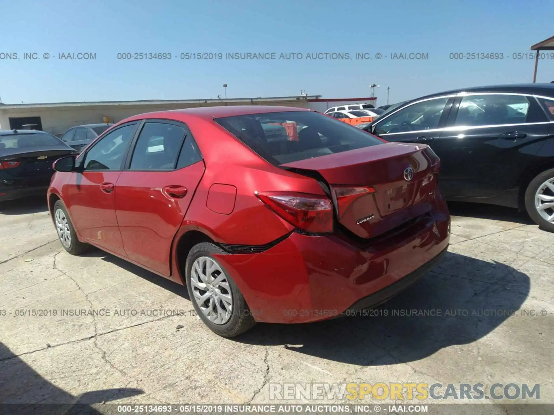 3 Photograph of a damaged car 5YFBURHE2KP931125 TOYOTA COROLLA 2019