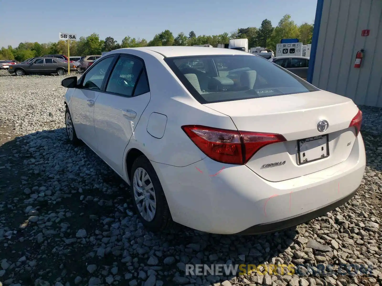 3 Photograph of a damaged car 5YFBURHE2KP931285 TOYOTA COROLLA 2019