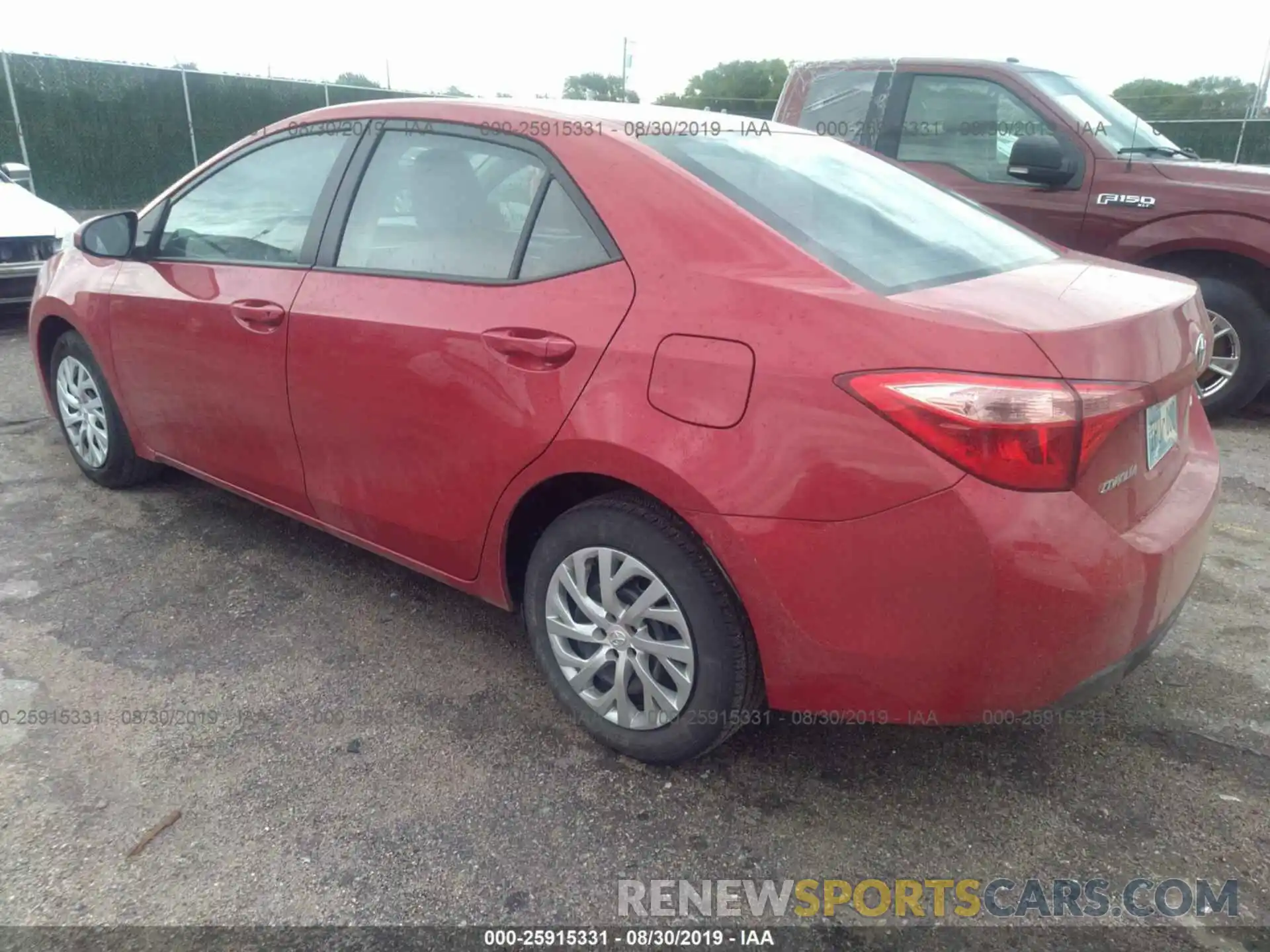 3 Photograph of a damaged car 5YFBURHE2KP931464 TOYOTA COROLLA 2019