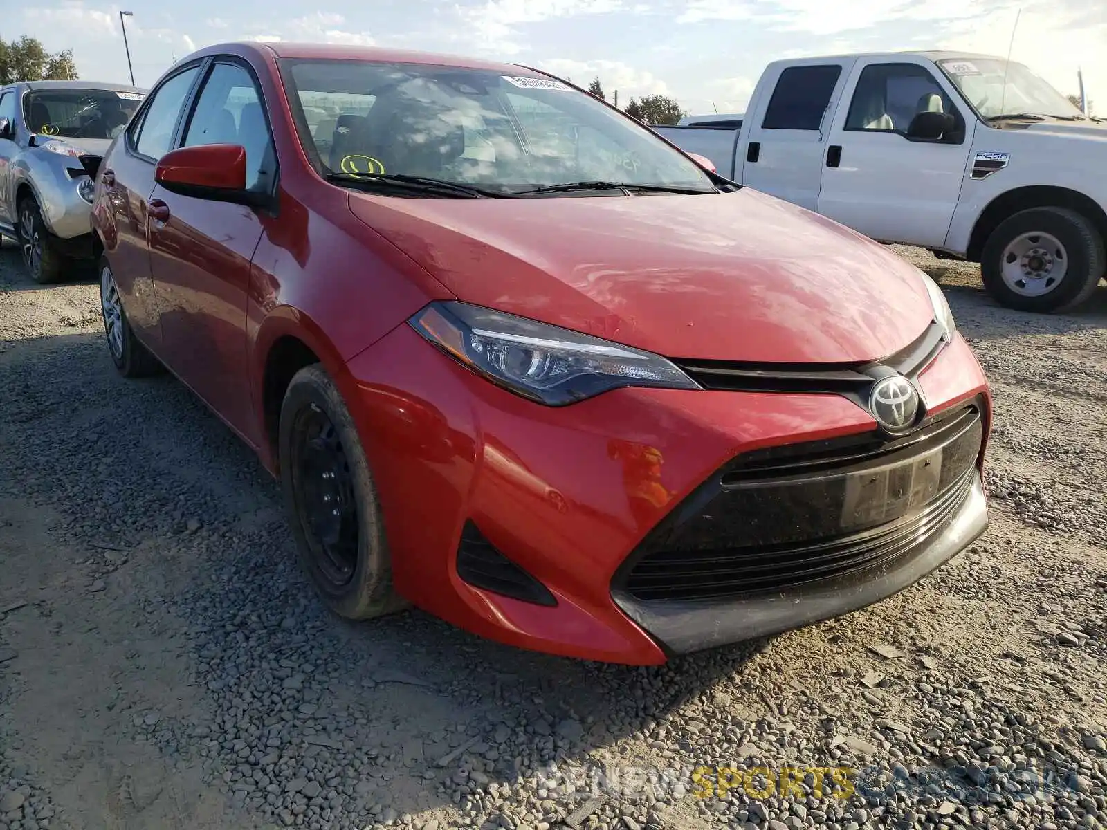 1 Photograph of a damaged car 5YFBURHE2KP932047 TOYOTA COROLLA 2019