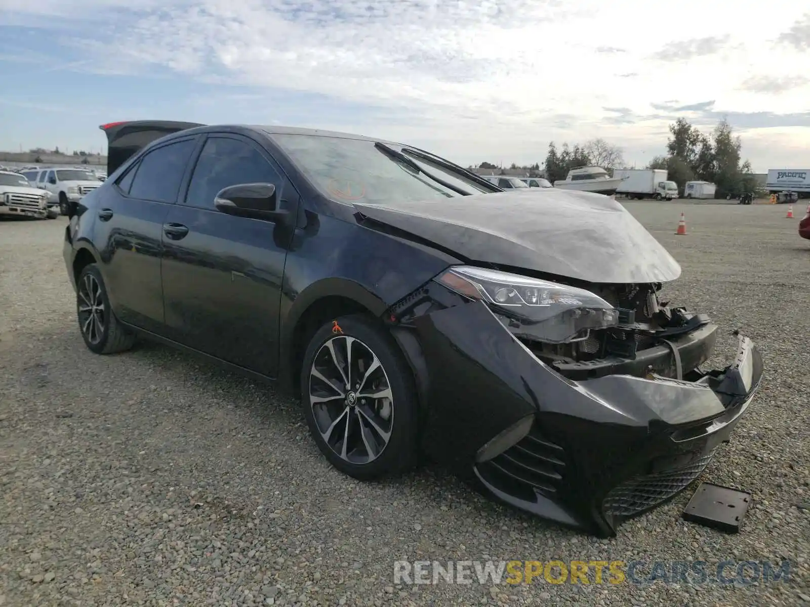 1 Photograph of a damaged car 5YFBURHE2KP932193 TOYOTA COROLLA 2019