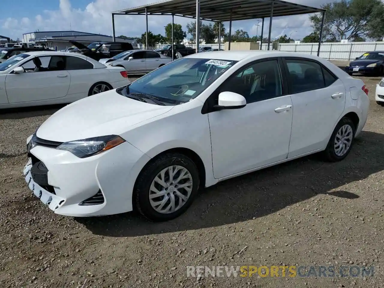 1 Photograph of a damaged car 5YFBURHE2KP932470 TOYOTA COROLLA 2019