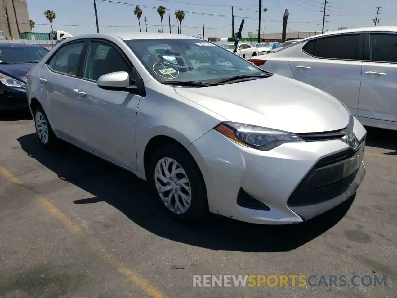 1 Photograph of a damaged car 5YFBURHE2KP932503 TOYOTA COROLLA 2019