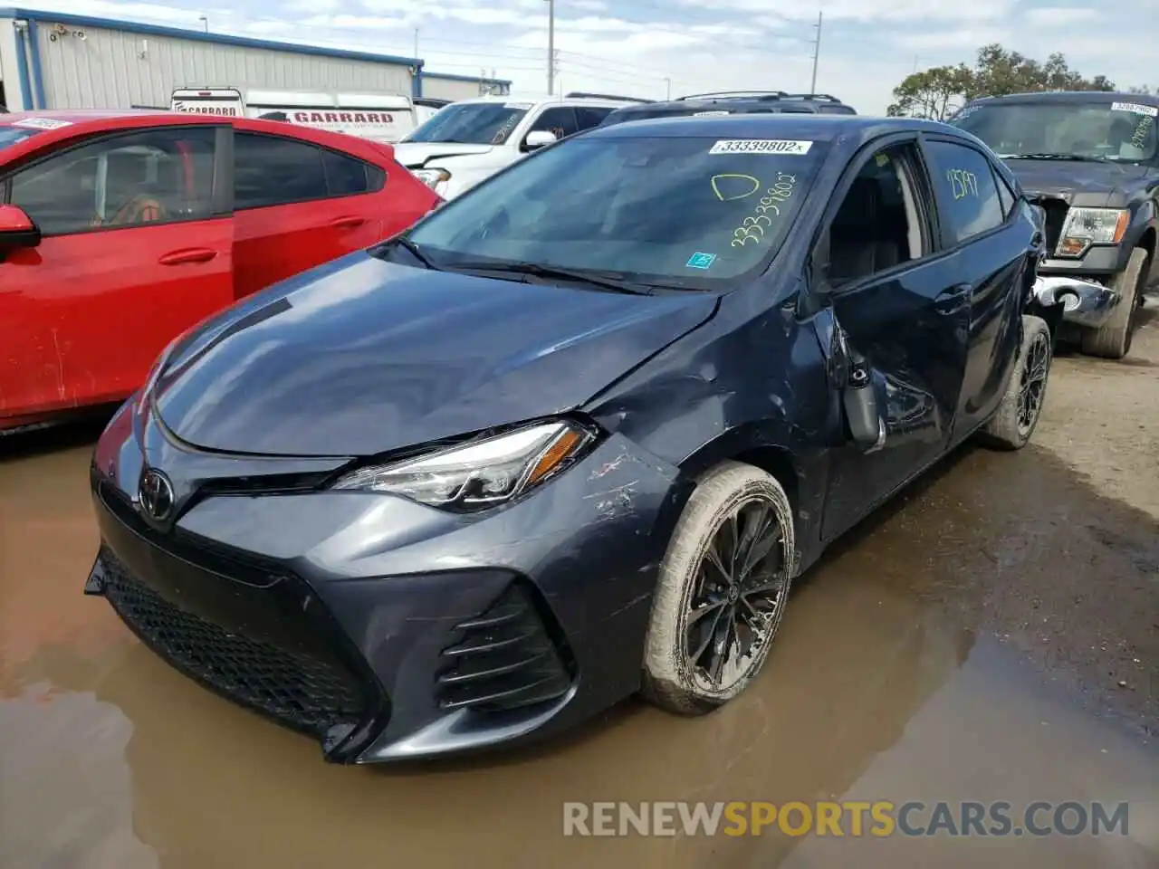 2 Photograph of a damaged car 5YFBURHE2KP932775 TOYOTA COROLLA 2019