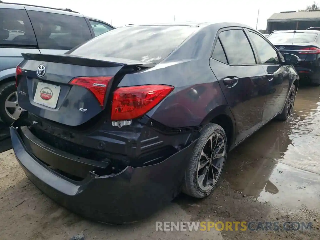 4 Photograph of a damaged car 5YFBURHE2KP932775 TOYOTA COROLLA 2019