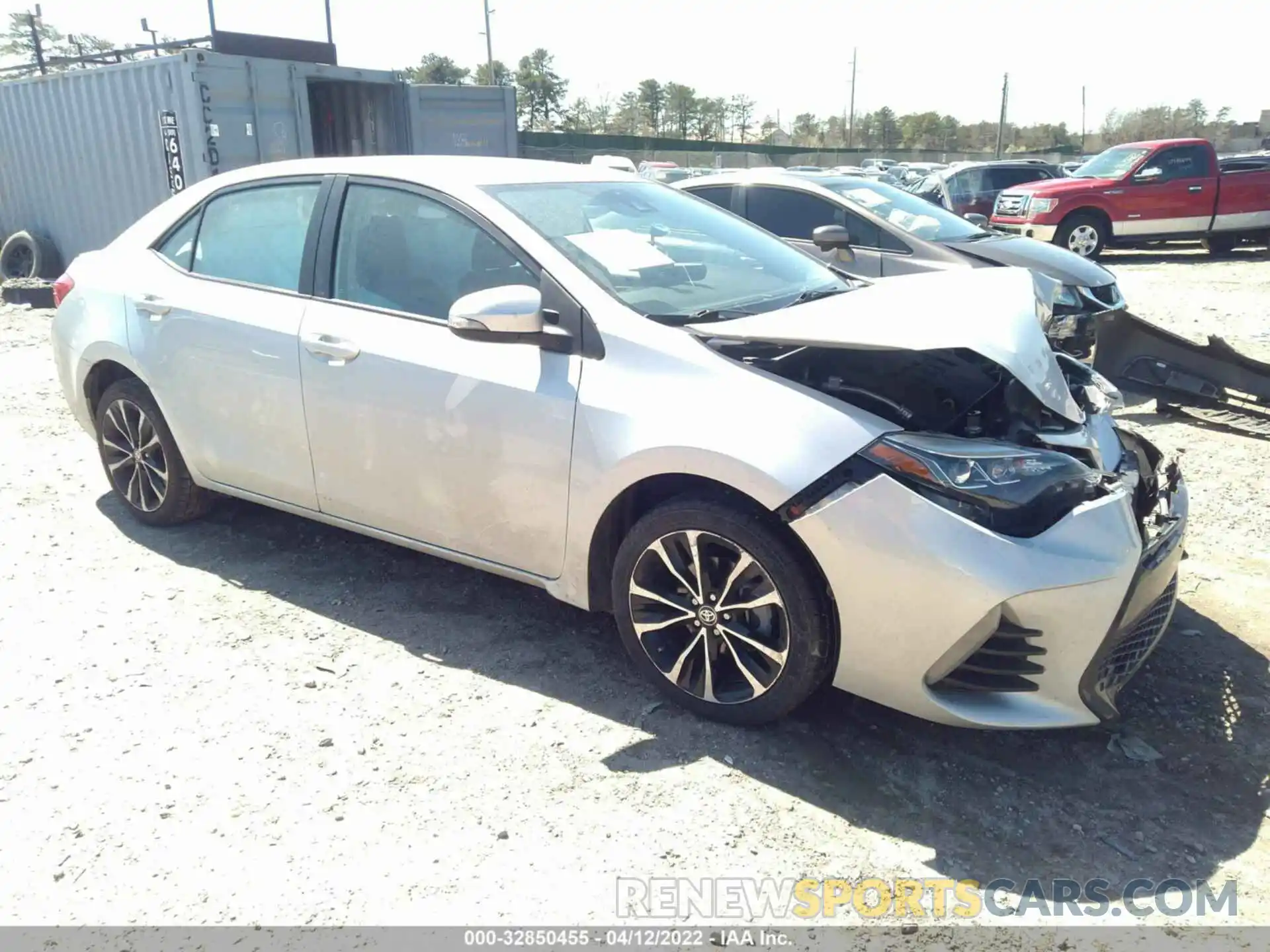 1 Photograph of a damaged car 5YFBURHE2KP932954 TOYOTA COROLLA 2019