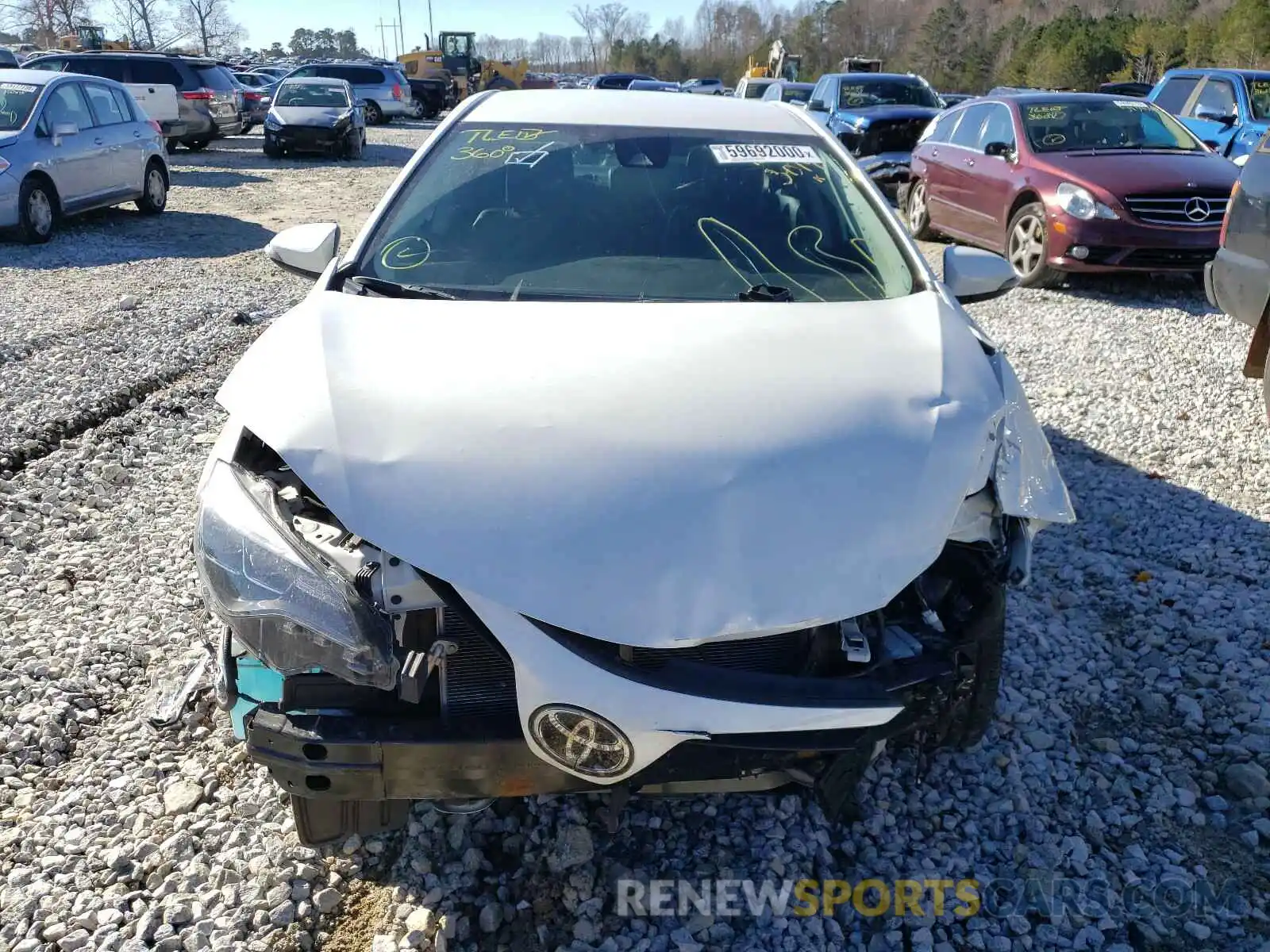 7 Photograph of a damaged car 5YFBURHE2KP933019 TOYOTA COROLLA 2019