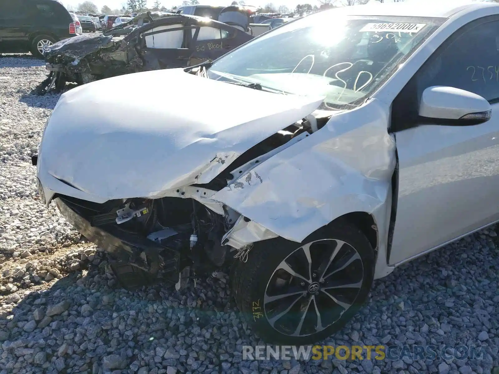 9 Photograph of a damaged car 5YFBURHE2KP933019 TOYOTA COROLLA 2019