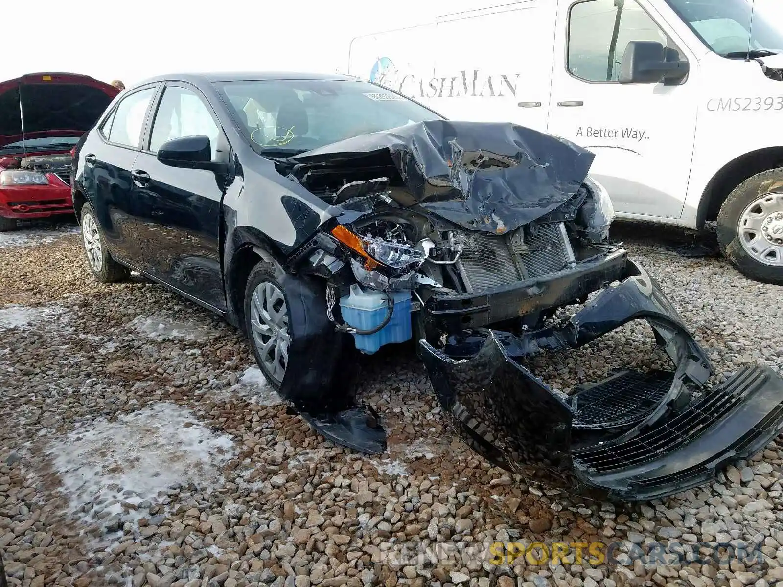 1 Photograph of a damaged car 5YFBURHE2KP933327 TOYOTA COROLLA 2019