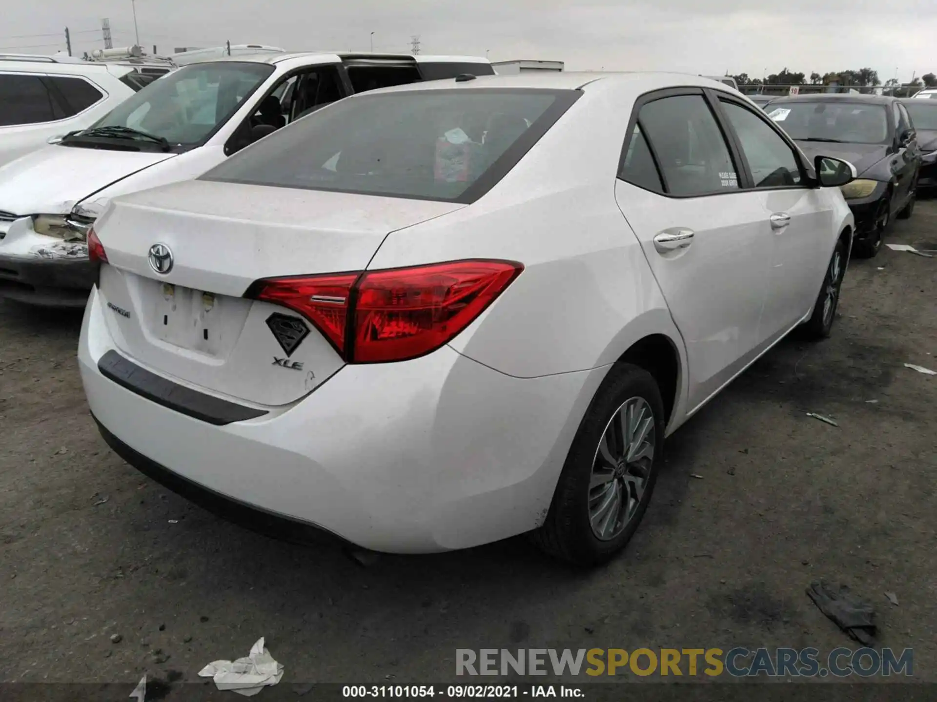 4 Photograph of a damaged car 5YFBURHE2KP933389 TOYOTA COROLLA 2019