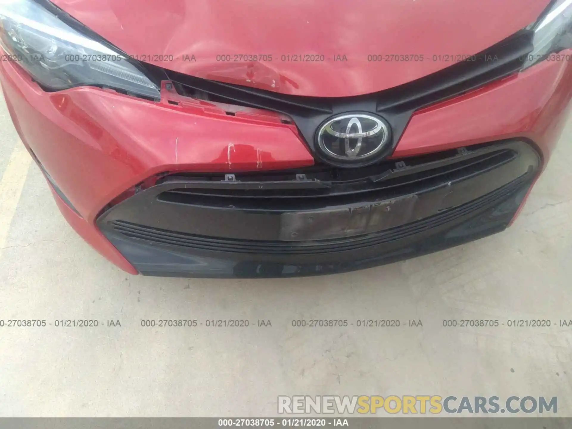 6 Photograph of a damaged car 5YFBURHE2KP933540 TOYOTA COROLLA 2019