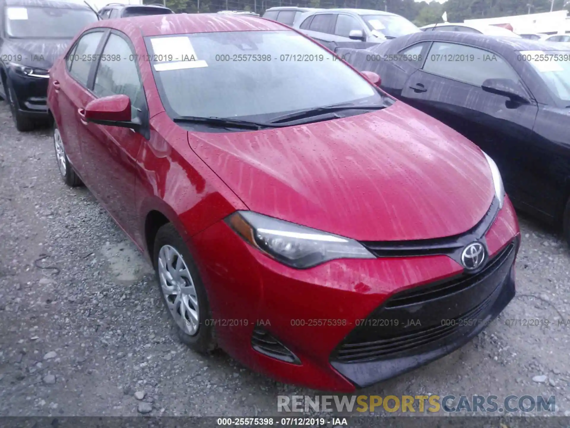 1 Photograph of a damaged car 5YFBURHE2KP933781 TOYOTA COROLLA 2019