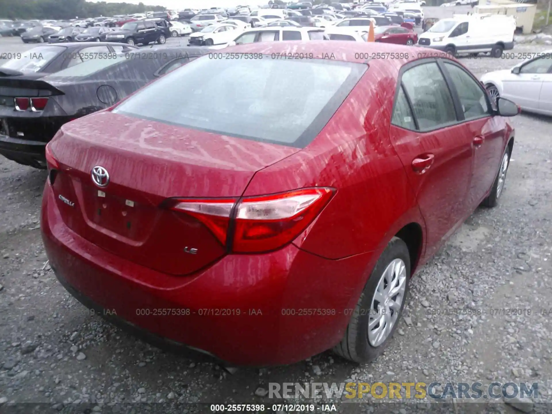 4 Photograph of a damaged car 5YFBURHE2KP933781 TOYOTA COROLLA 2019