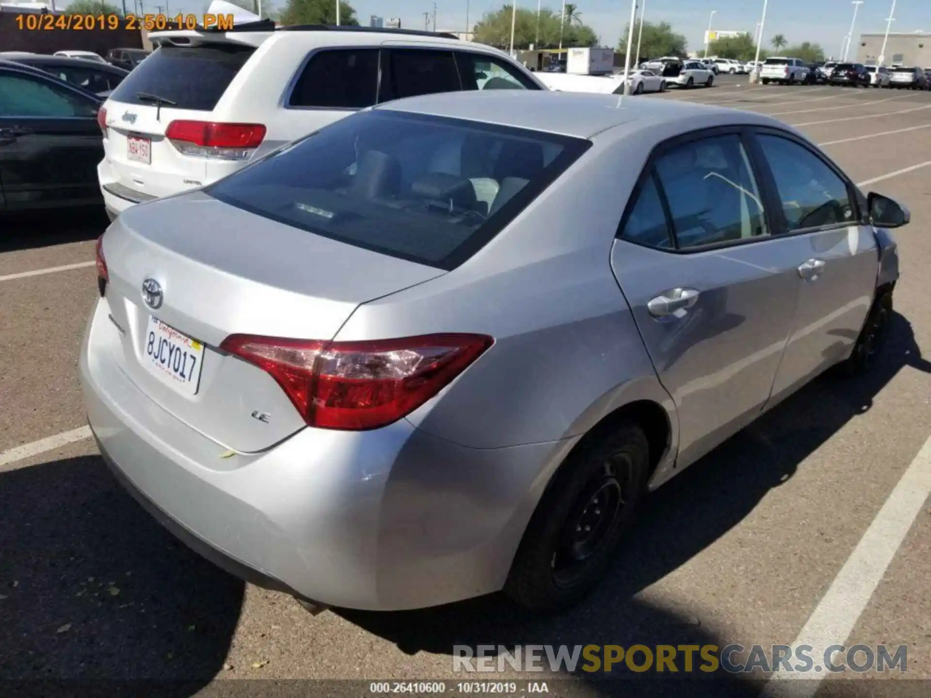 11 Photograph of a damaged car 5YFBURHE2KP933876 TOYOTA COROLLA 2019