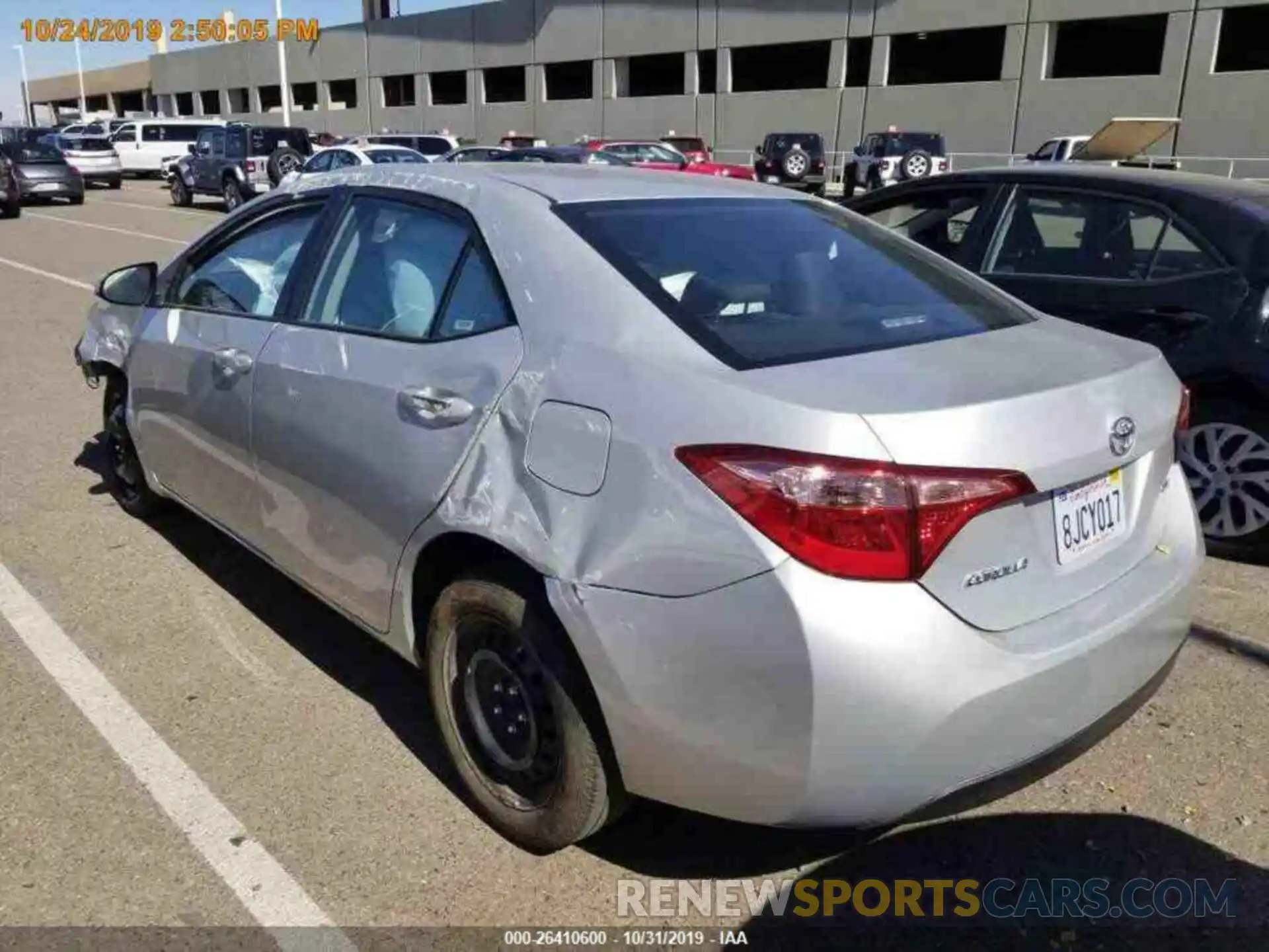 15 Photograph of a damaged car 5YFBURHE2KP933876 TOYOTA COROLLA 2019