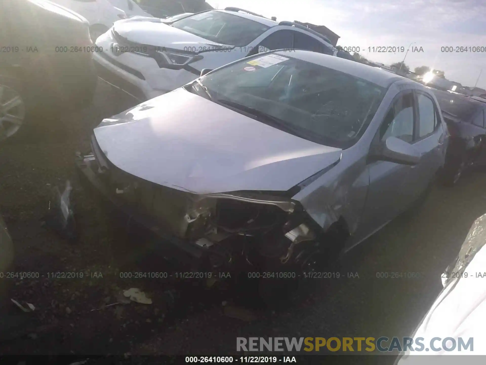 2 Photograph of a damaged car 5YFBURHE2KP933876 TOYOTA COROLLA 2019