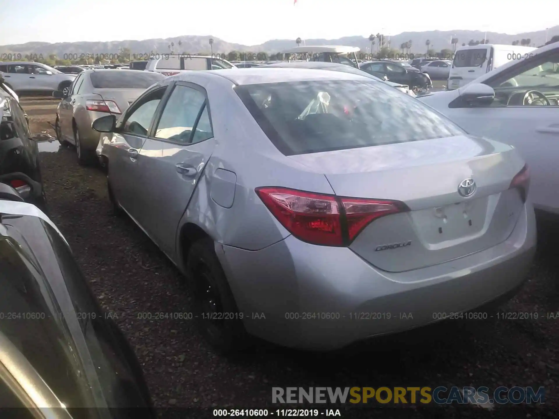 3 Photograph of a damaged car 5YFBURHE2KP933876 TOYOTA COROLLA 2019