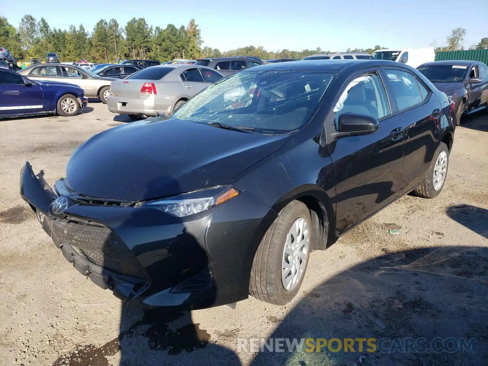 2 Photograph of a damaged car 5YFBURHE2KP934414 TOYOTA COROLLA 2019