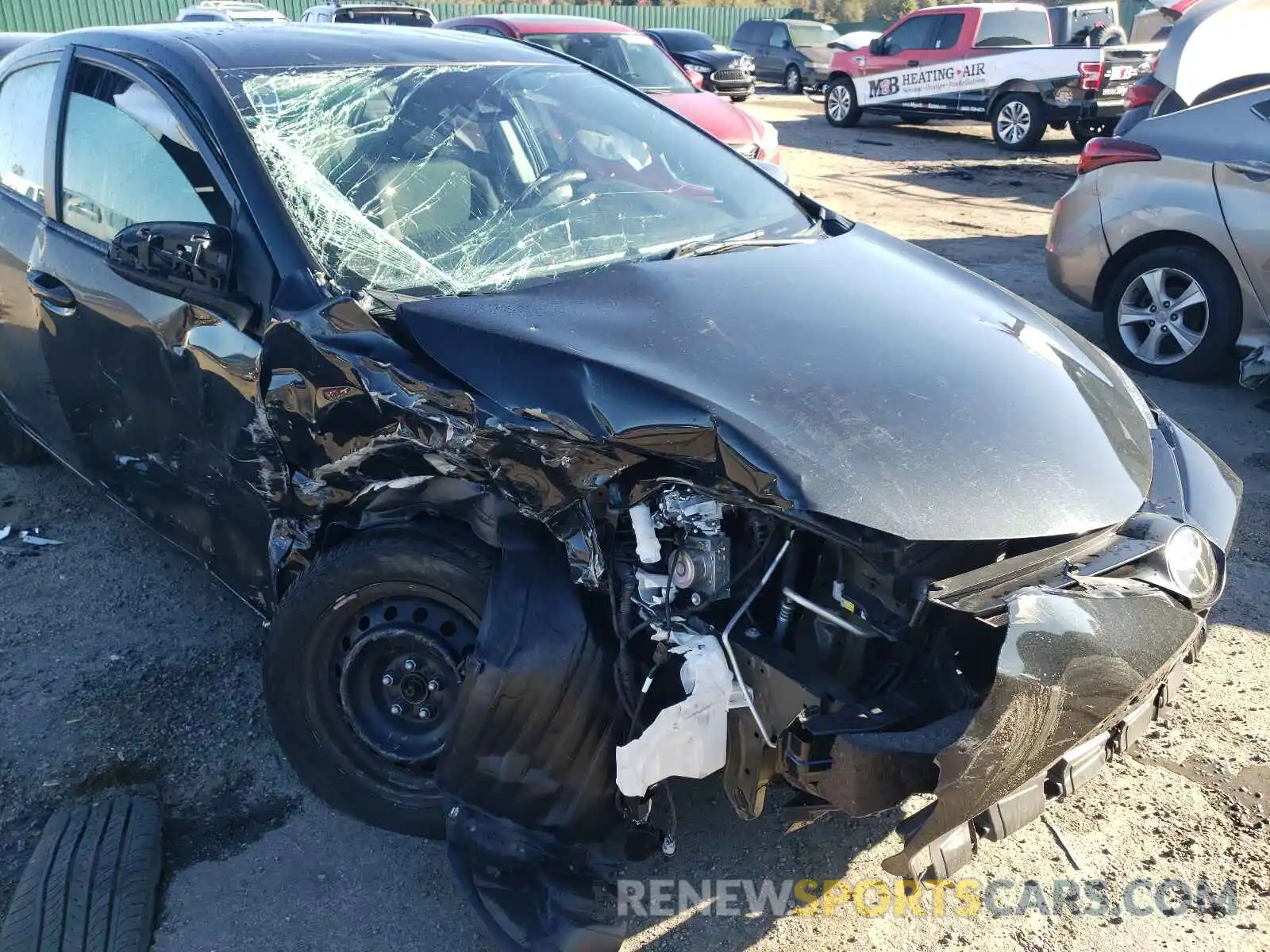 9 Photograph of a damaged car 5YFBURHE2KP934414 TOYOTA COROLLA 2019