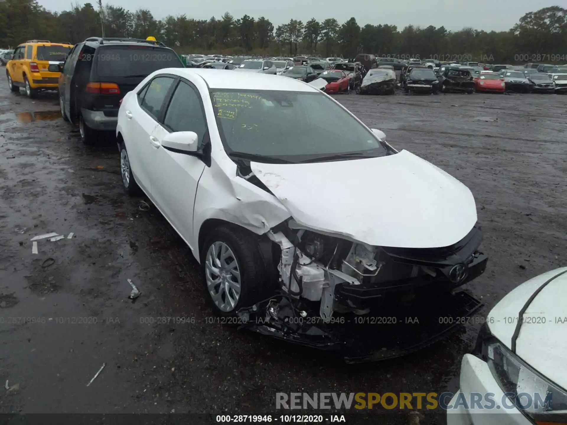 1 Photograph of a damaged car 5YFBURHE2KP934476 TOYOTA COROLLA 2019