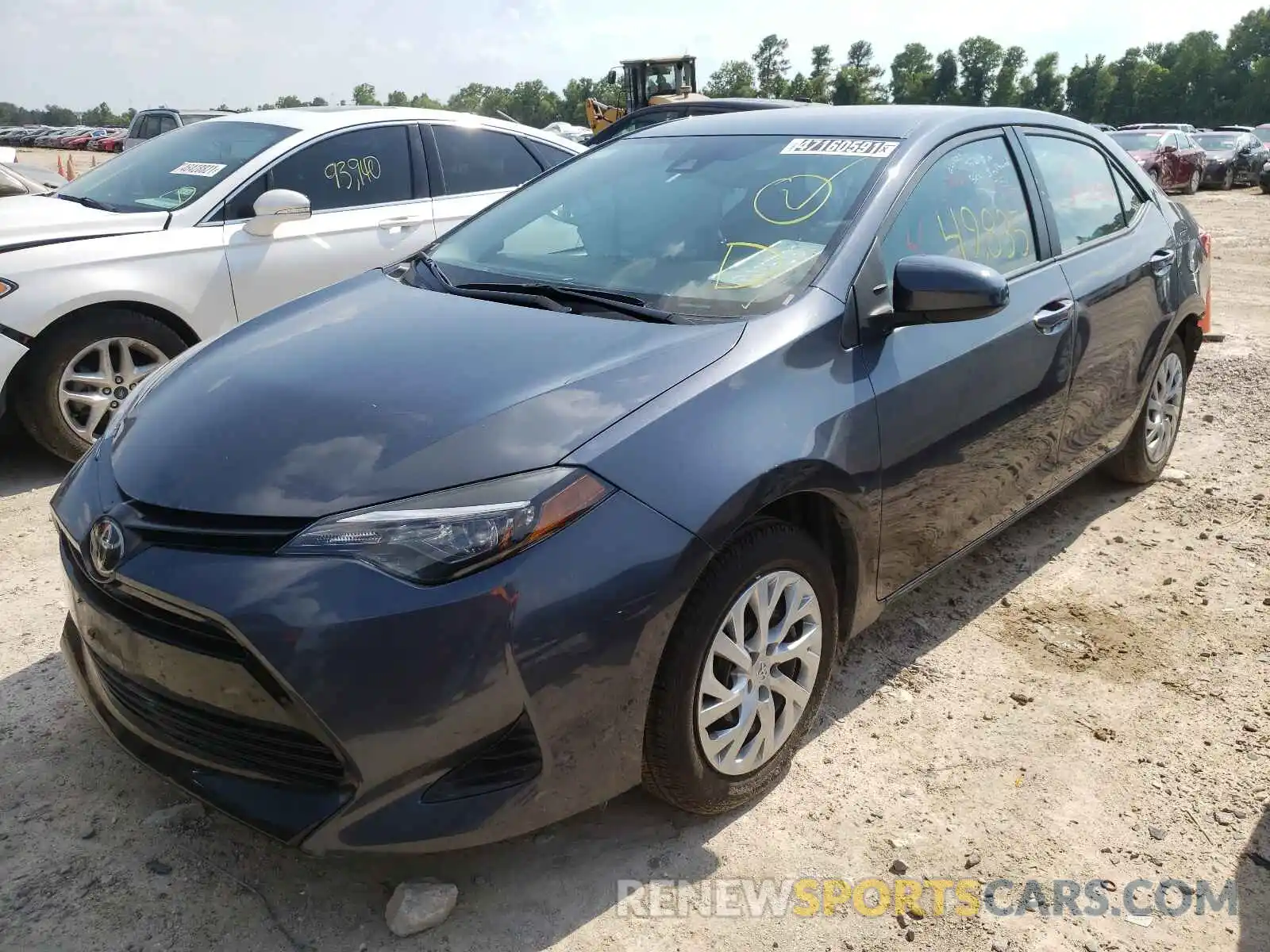 2 Photograph of a damaged car 5YFBURHE2KP934509 TOYOTA COROLLA 2019