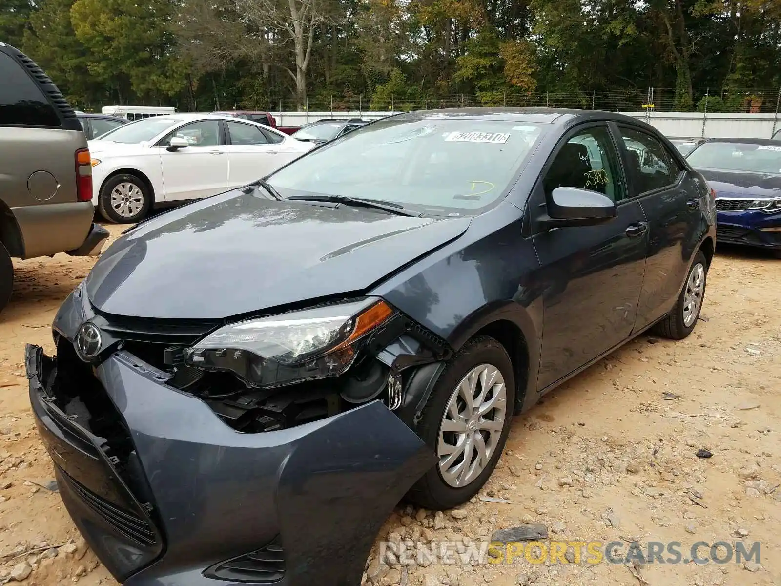 2 Photograph of a damaged car 5YFBURHE2KP934848 TOYOTA COROLLA 2019