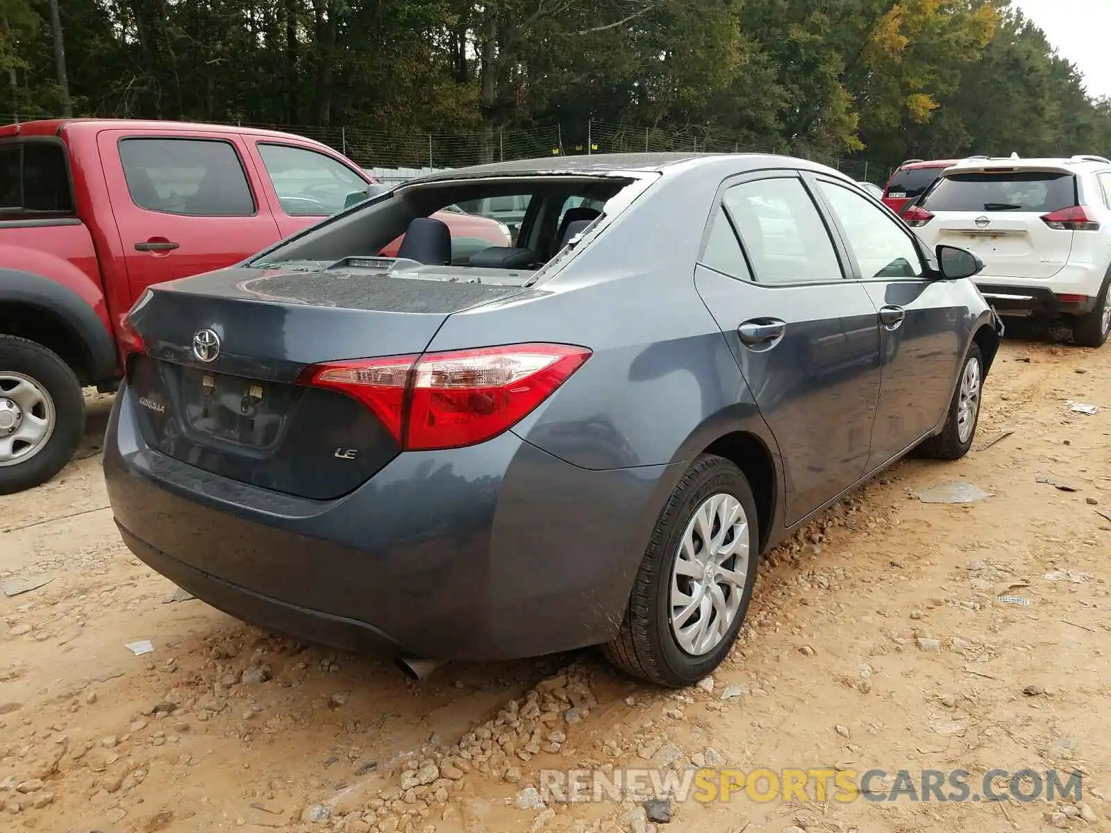 4 Photograph of a damaged car 5YFBURHE2KP934848 TOYOTA COROLLA 2019