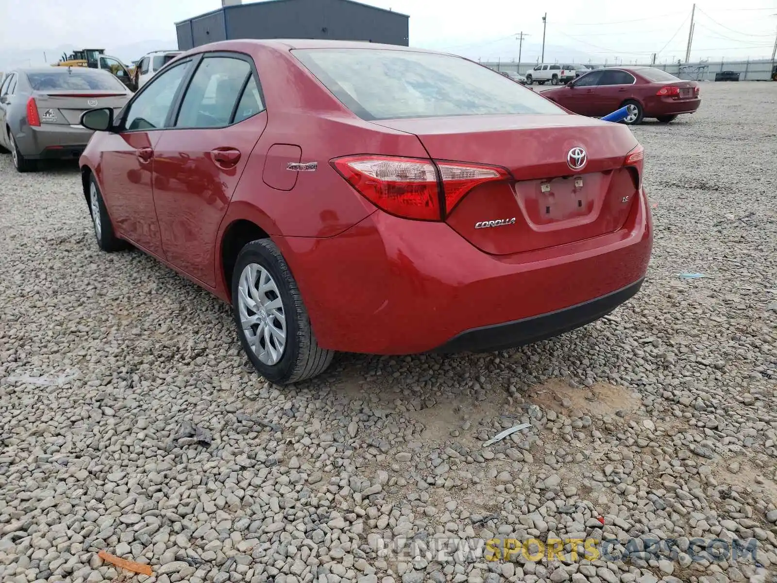 3 Photograph of a damaged car 5YFBURHE2KP934851 TOYOTA COROLLA 2019