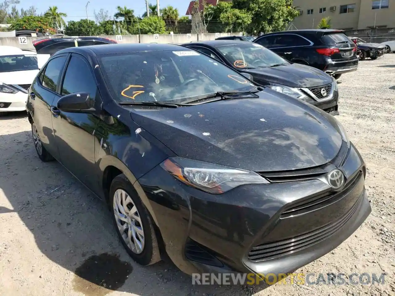 1 Photograph of a damaged car 5YFBURHE2KP934932 TOYOTA COROLLA 2019