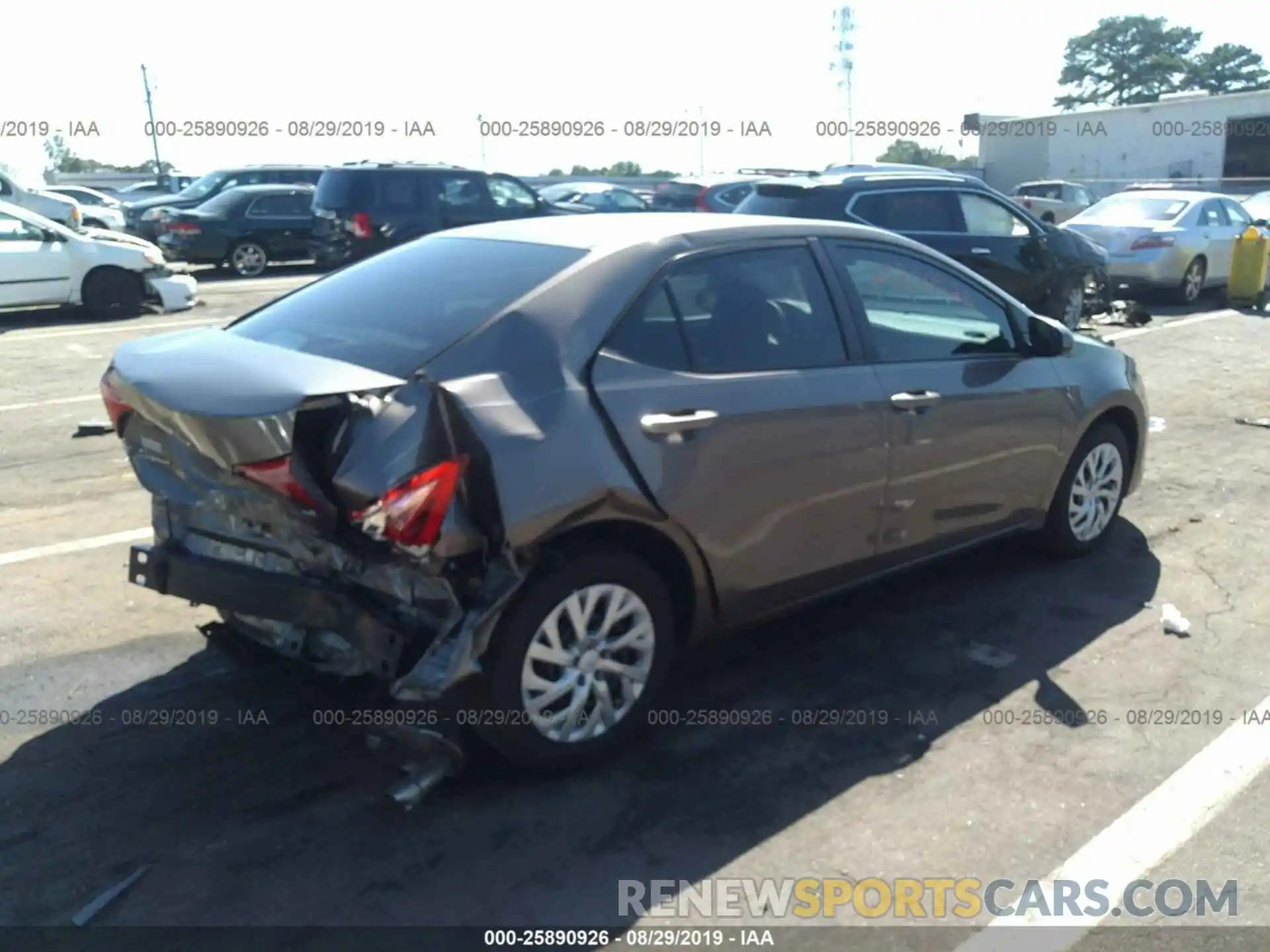 4 Photograph of a damaged car 5YFBURHE2KP934963 TOYOTA COROLLA 2019