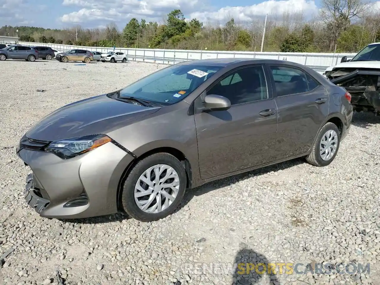 1 Photograph of a damaged car 5YFBURHE2KP934980 TOYOTA COROLLA 2019