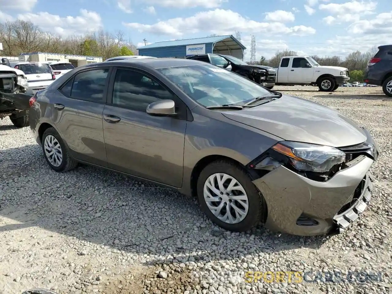 4 Photograph of a damaged car 5YFBURHE2KP934980 TOYOTA COROLLA 2019