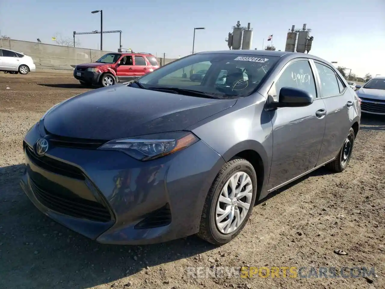 2 Photograph of a damaged car 5YFBURHE2KP935935 TOYOTA COROLLA 2019