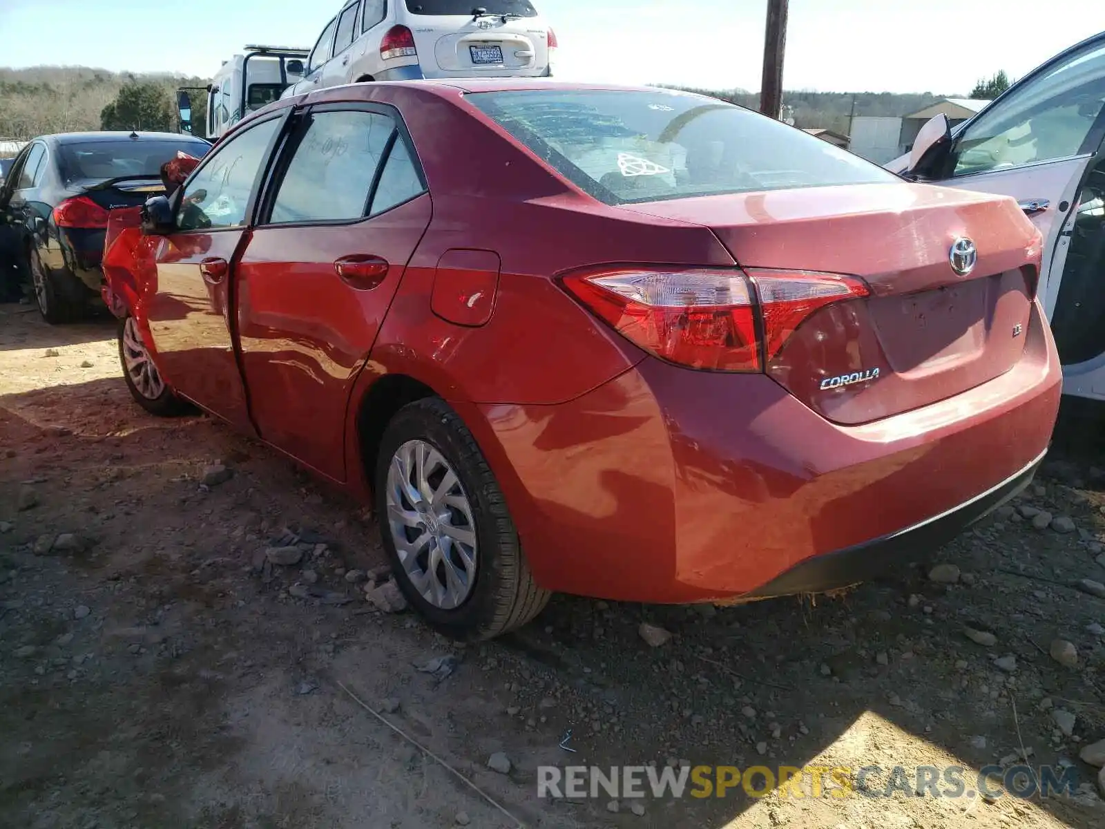 3 Photograph of a damaged car 5YFBURHE2KP936132 TOYOTA COROLLA 2019