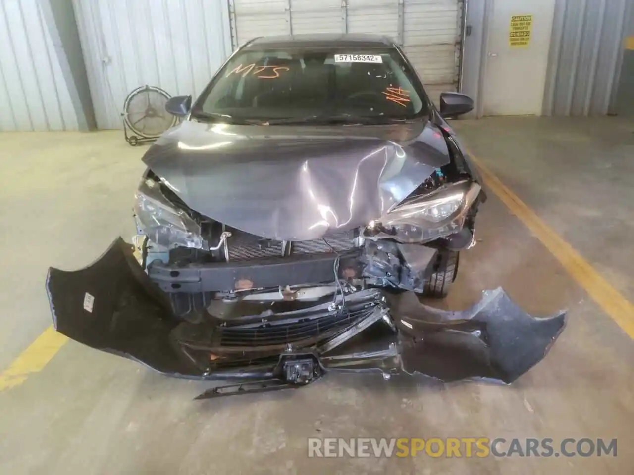 9 Photograph of a damaged car 5YFBURHE2KP936387 TOYOTA COROLLA 2019