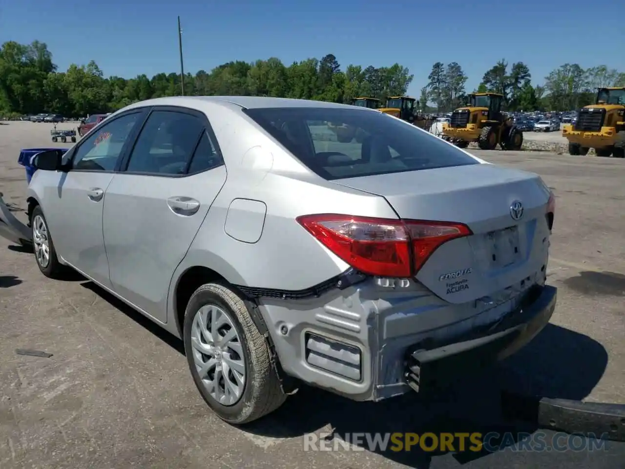 3 Photograph of a damaged car 5YFBURHE2KP936583 TOYOTA COROLLA 2019