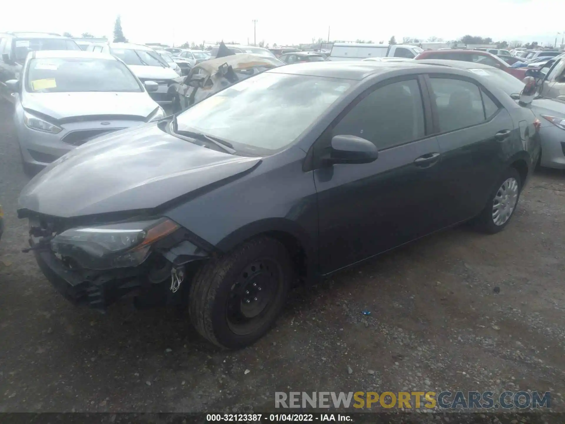 2 Photograph of a damaged car 5YFBURHE2KP936907 TOYOTA COROLLA 2019