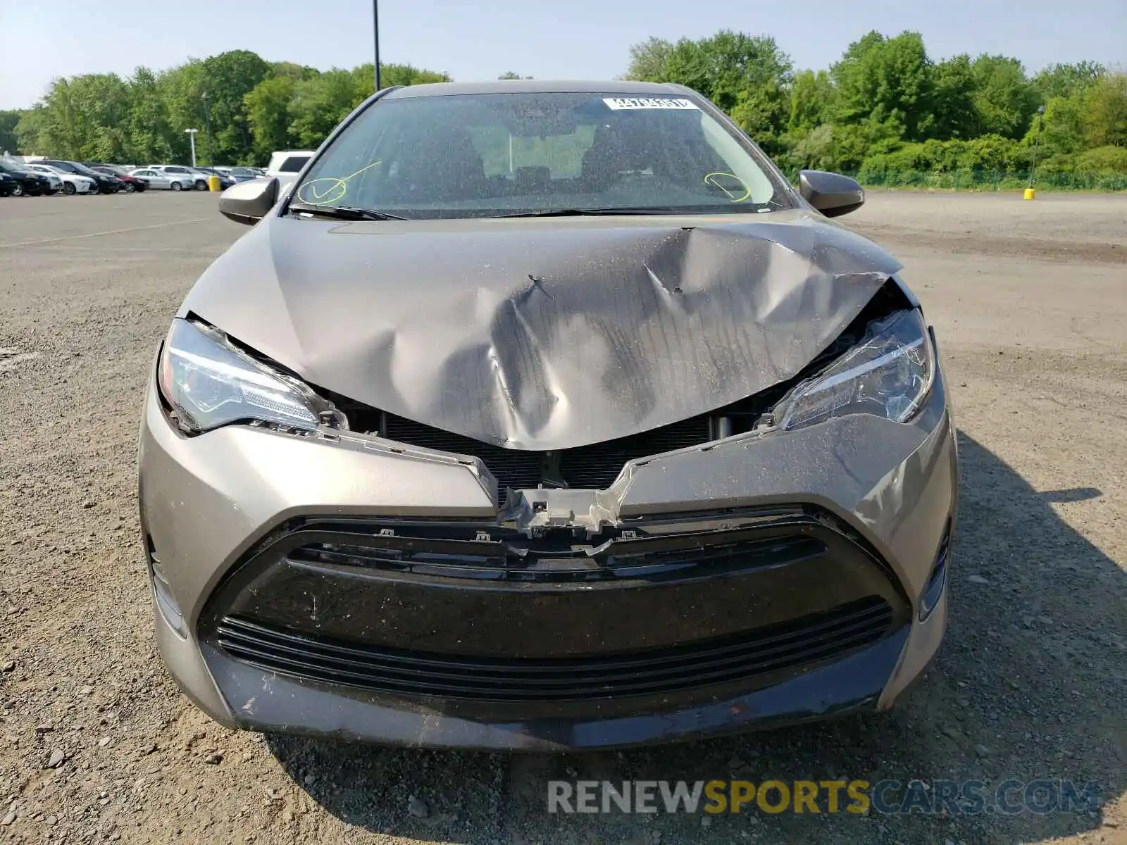 9 Photograph of a damaged car 5YFBURHE2KP937197 TOYOTA COROLLA 2019