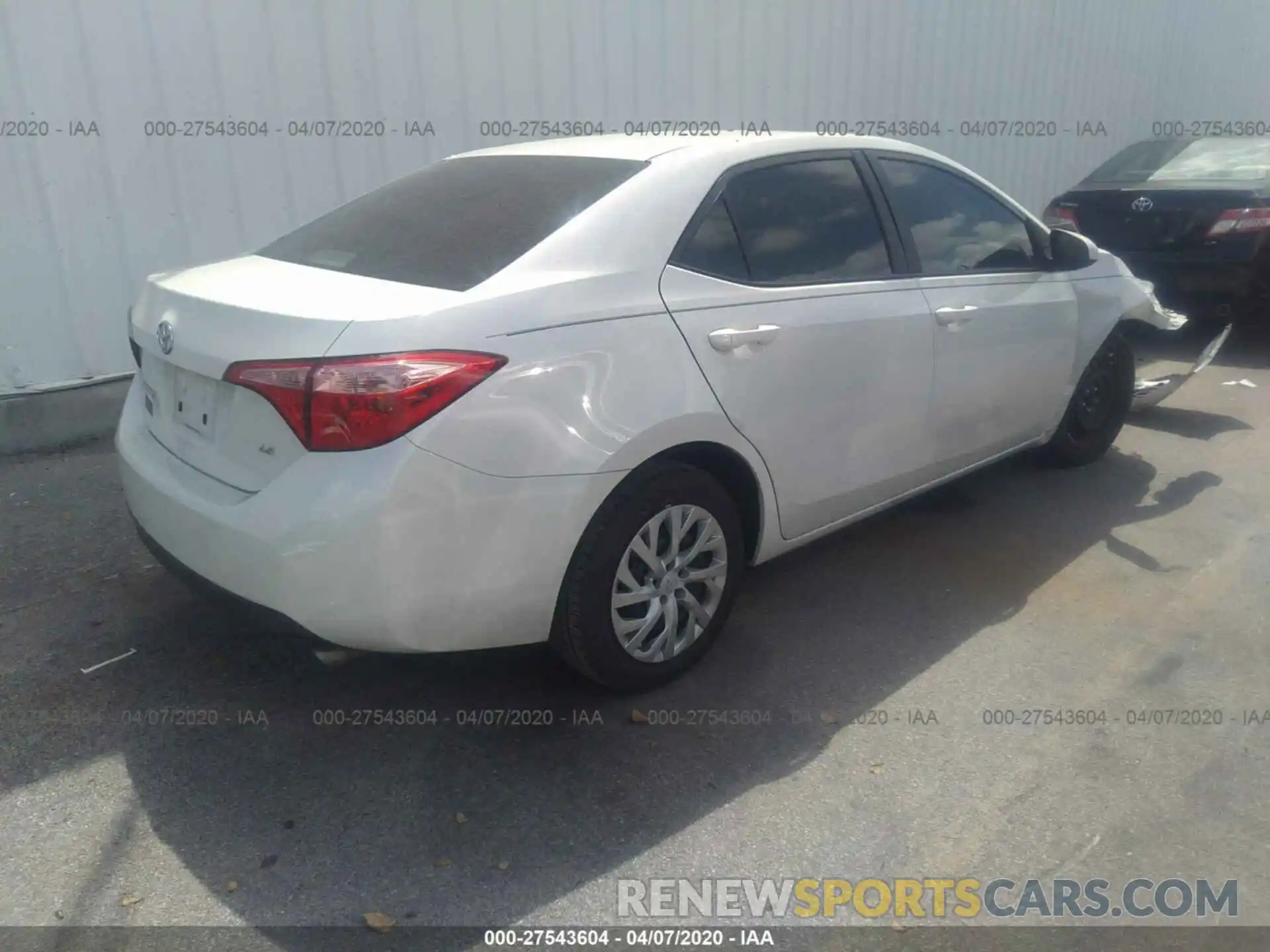 4 Photograph of a damaged car 5YFBURHE2KP937264 TOYOTA COROLLA 2019