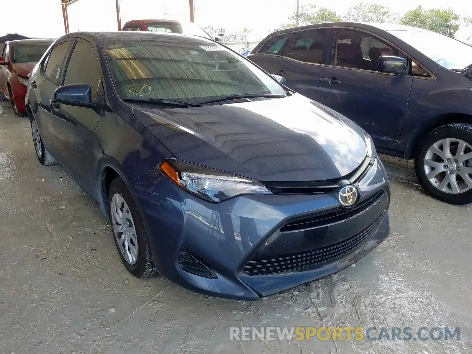 1 Photograph of a damaged car 5YFBURHE2KP937782 TOYOTA COROLLA 2019