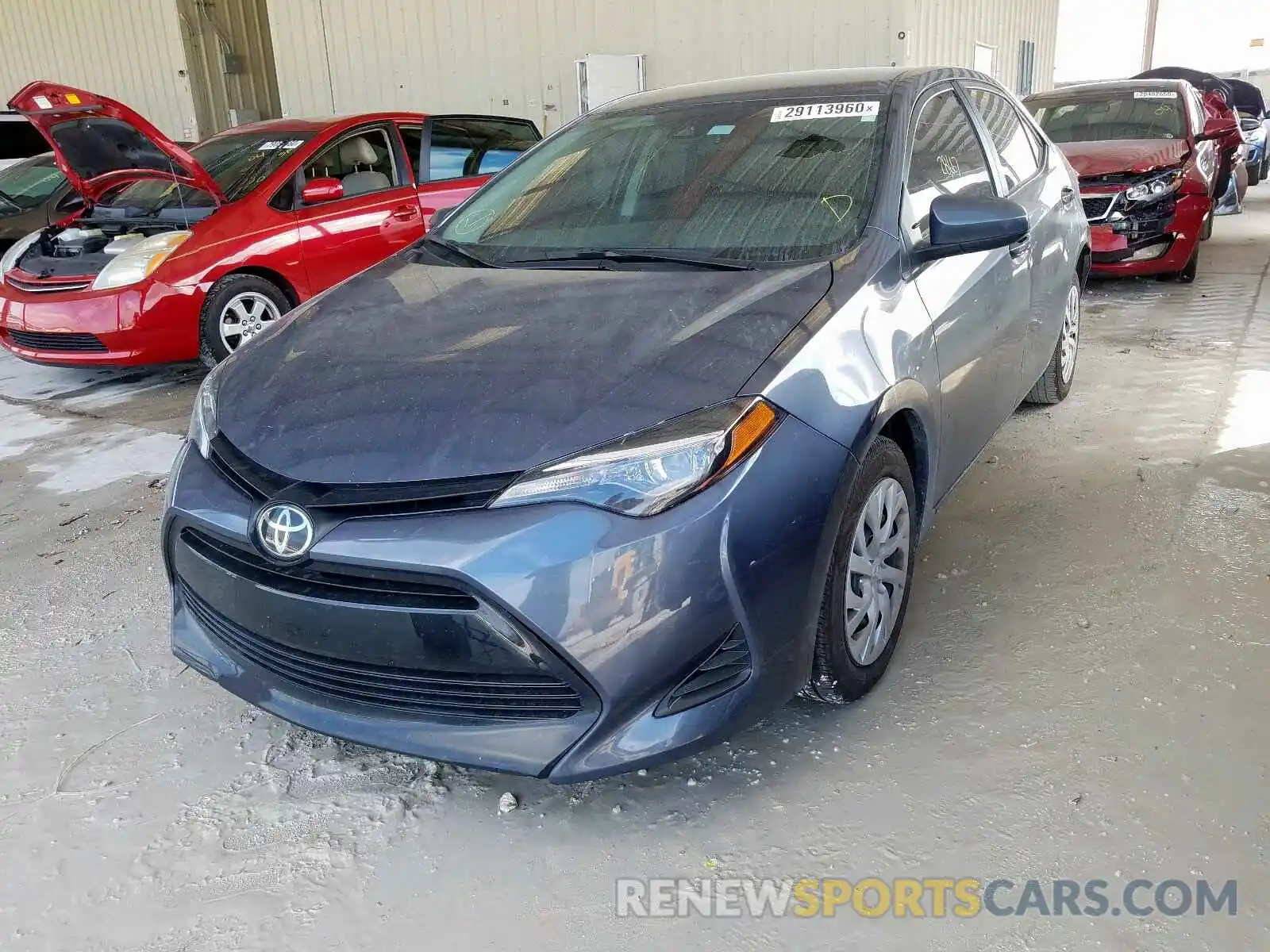 2 Photograph of a damaged car 5YFBURHE2KP937782 TOYOTA COROLLA 2019