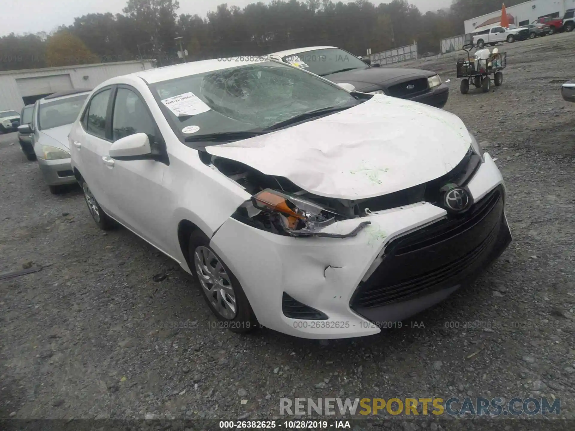 1 Photograph of a damaged car 5YFBURHE2KP937829 TOYOTA COROLLA 2019