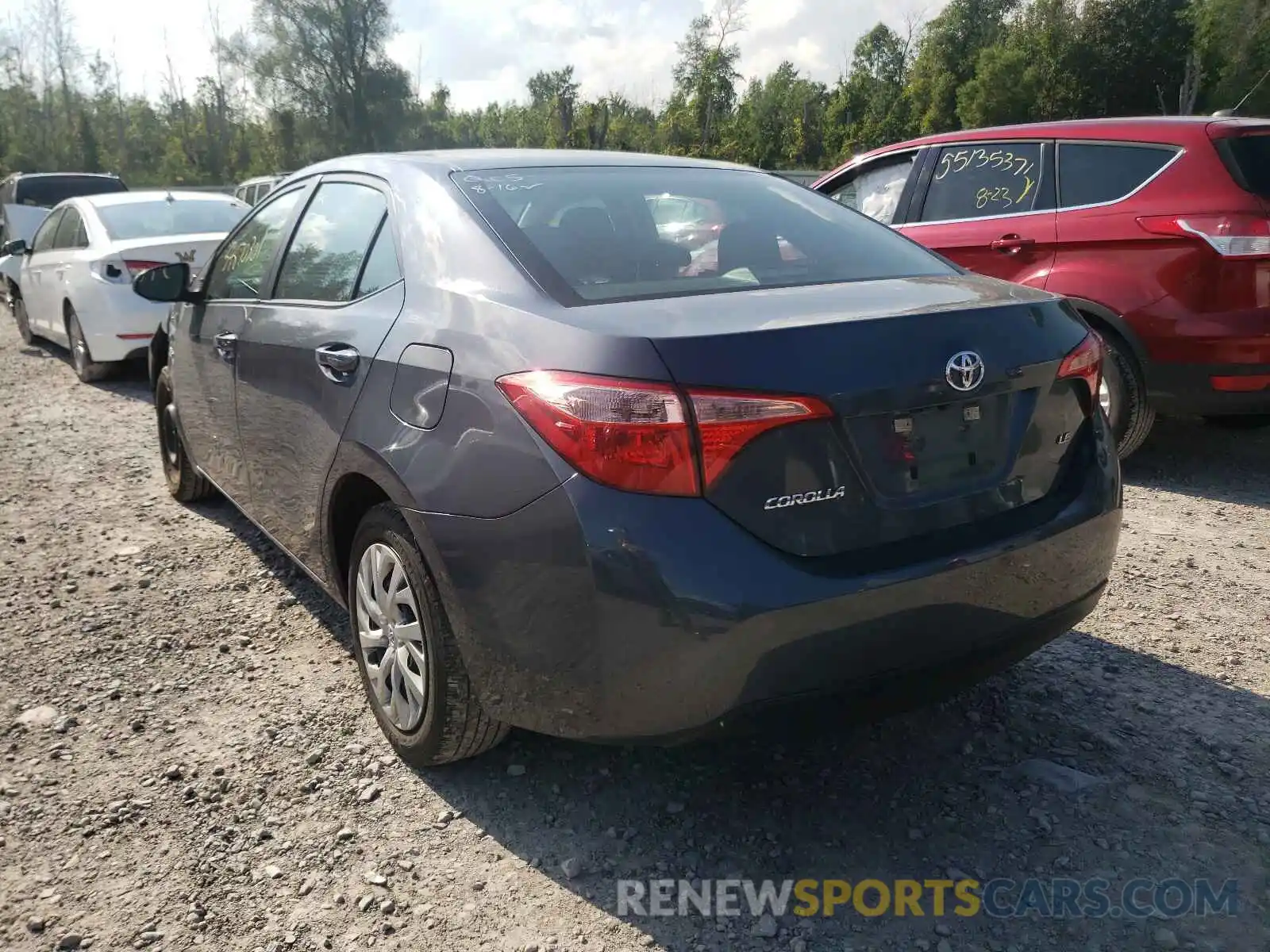 3 Photograph of a damaged car 5YFBURHE2KP937863 TOYOTA COROLLA 2019