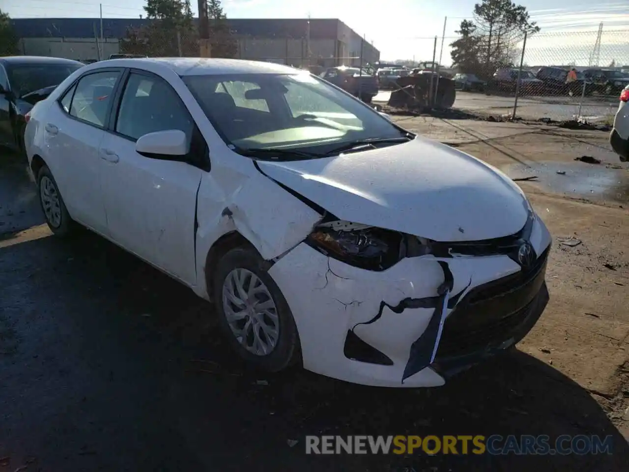 1 Photograph of a damaged car 5YFBURHE2KP937880 TOYOTA COROLLA 2019