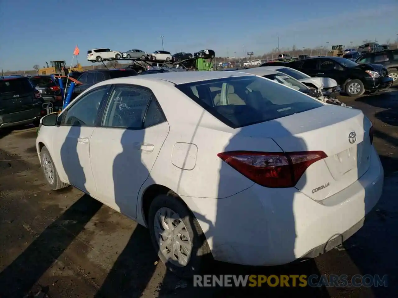 3 Photograph of a damaged car 5YFBURHE2KP937880 TOYOTA COROLLA 2019